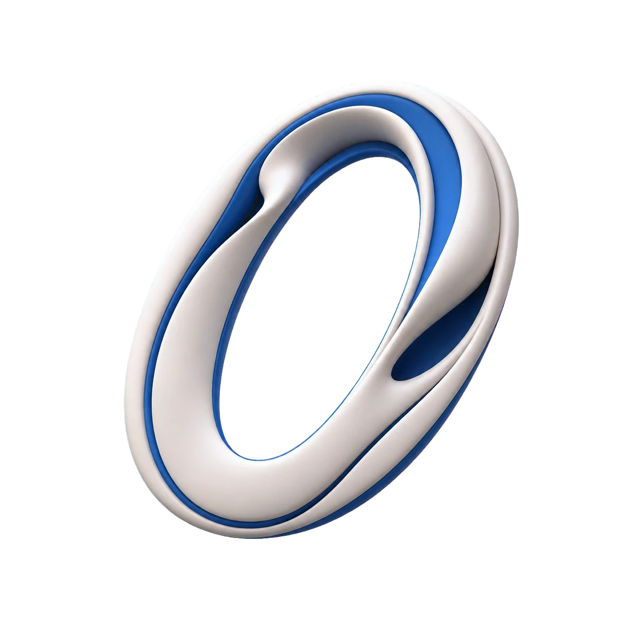 Three-dimensional Open Knowledge ring logo
